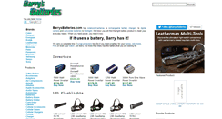 Desktop Screenshot of barrysbatteries.com